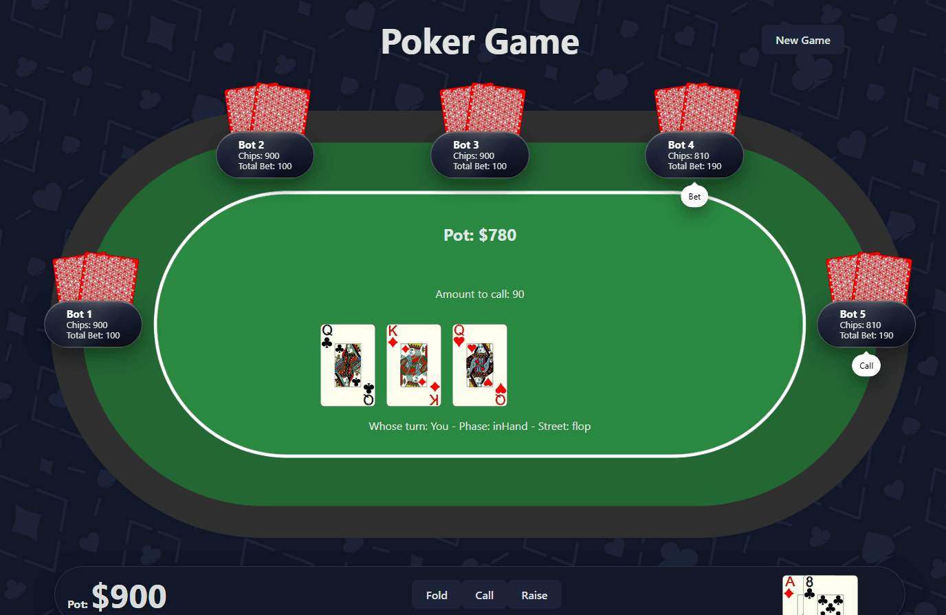 Single-Player Texas Hold’em Poker