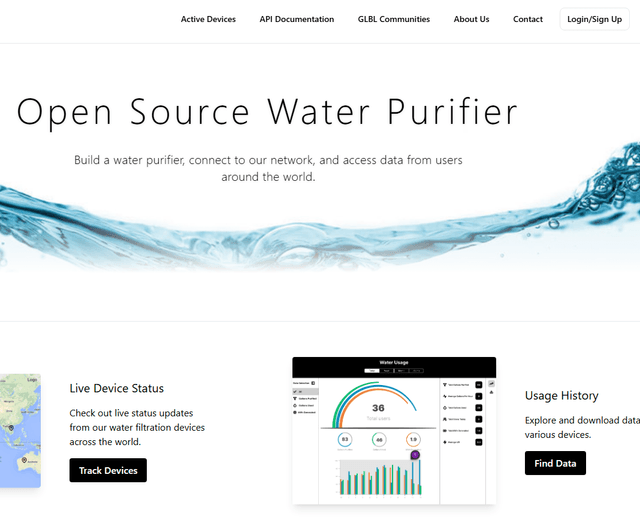 Open-Source Smart Water Purifier / Analyzer (GLBL Foundation) cover photo